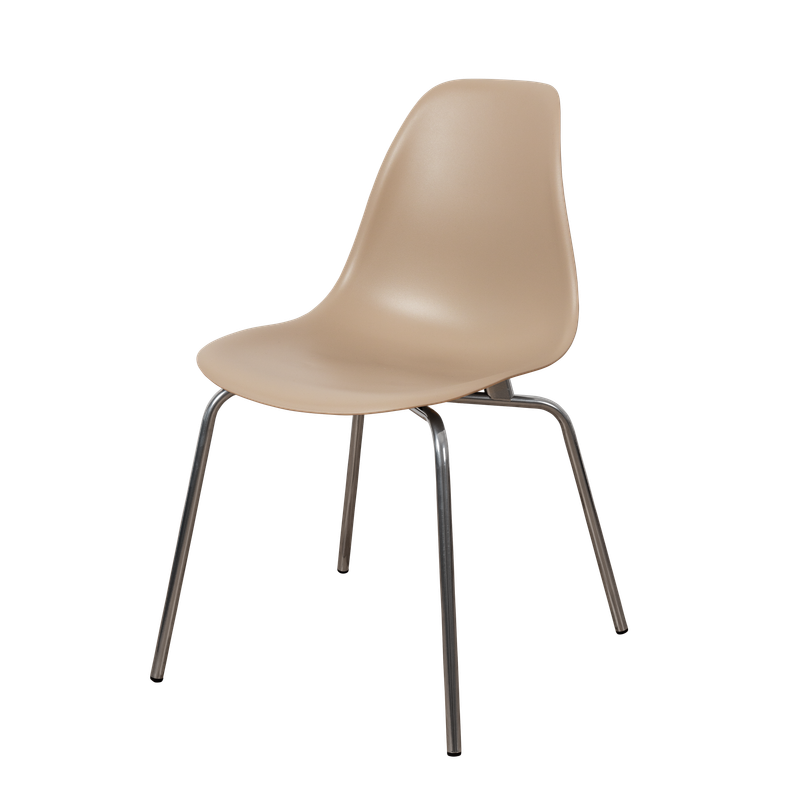 DERSTUHL Стул пластиковый Elegant Chrom Eames