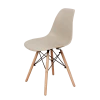 DERSTUHL Комплект стульев пластиковых 4 шт Wood Eames