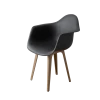 DERSTUHL Комплект стульев пластиковых 4 шт Plast Dark Beige Eames