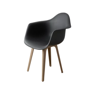 DERSTUHL Комплект стульев пластиковых 2 шт Plast Dark Beige Eames