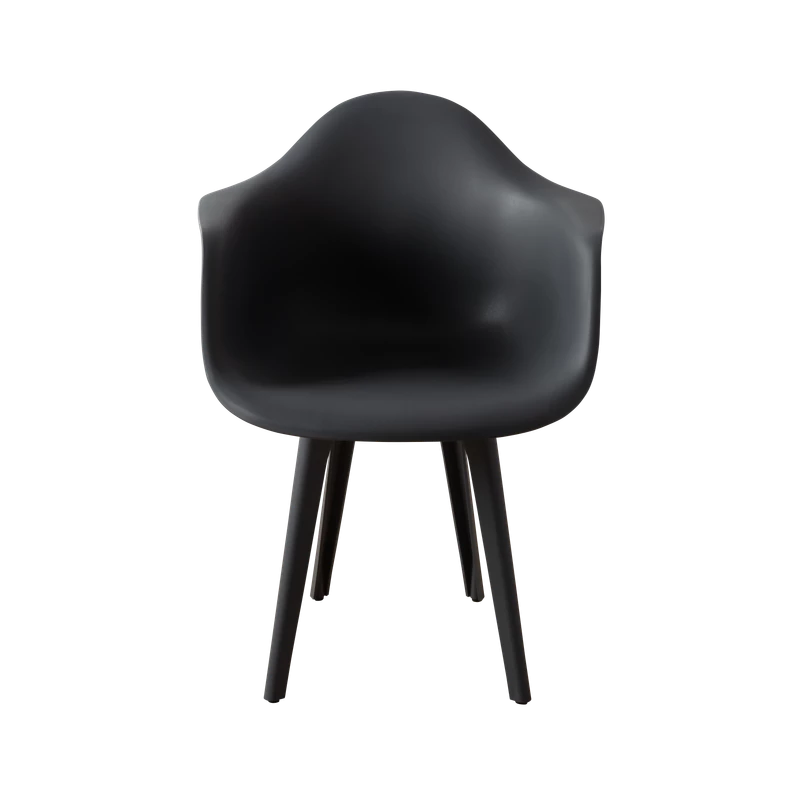 DERSTUHL Стул-кресло из пластика Plast Dark Grey Eames (изображение №3)