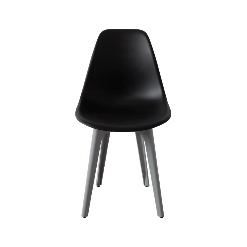 DERSTUHL Комплект стульев пластиковых 4 шт Plast Grey Eames (изображение №3)