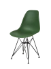 DERSTUHL Комплект стульев пластиковых 2 шт Black Eames