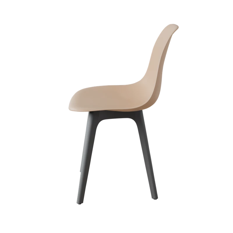 DERSTUHL Комплект стульев пластиковых 4 шт Plast Grey Eames (изображение №4)