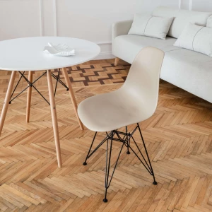 Второе фото. DERSTUHL Комплект стульев пластиковых 2 шт Black Eames