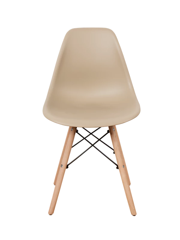 DERSTUHL Комплект стульев пластиковых 4 шт Wood Eames (изображение №3)
