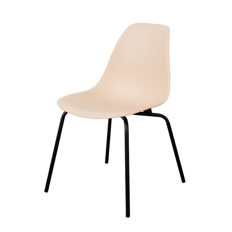 DERSTUHL Комплект стульев пластиковых 2 шт Elegant Black Eames