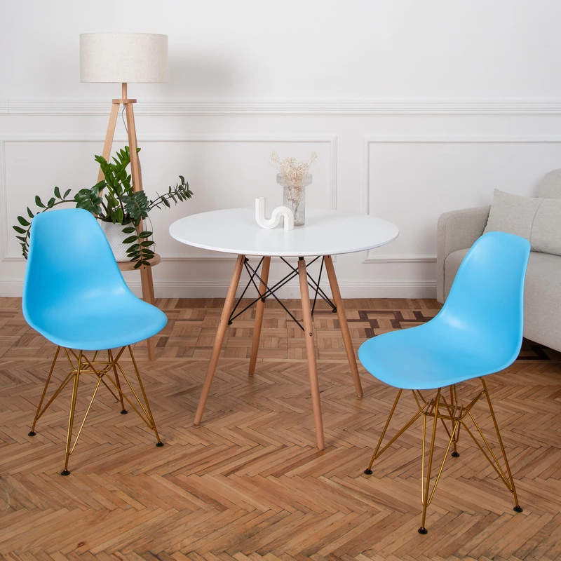 DERSTUHL Комплект стульев пластиковых 2 шт Gold Eames (изображение №2)