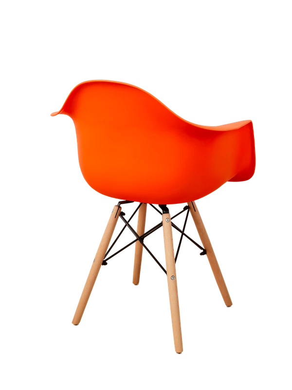 DERSTUHL Комплект стульев пластиковых 2 шт Wood Eames (изображение №5)