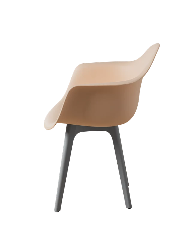 DERSTUHL Комплект стульев пластиковых 4 шт Plast Grey Eames (изображение №4)