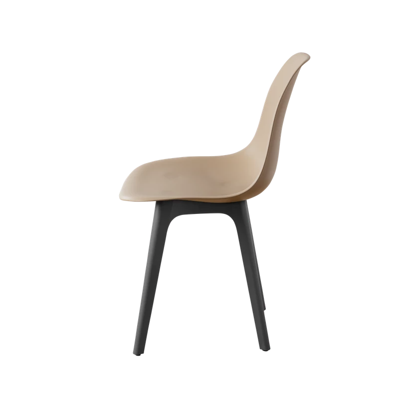 DERSTUHL Комплект стульев пластиковых 2 шт Plast Dark Grey Eames (изображение №4)