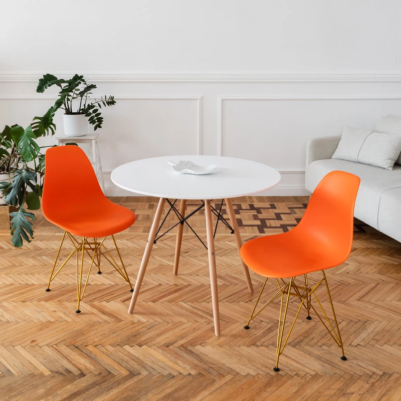 DERSTUHL Комплект стульев пластиковых 2 шт Gold Eames (изображение №2)