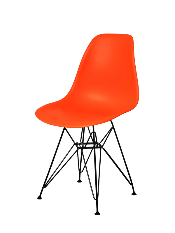 DERSTUHL Комплект стульев пластиковых 2 шт Black Eames (изображение №1)
