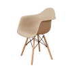 DERSTUHL Комплект стульев пластиковых 4 шт Wood Eames