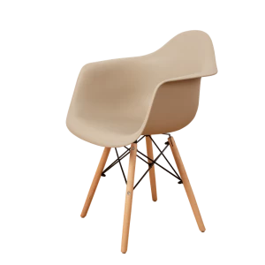 DERSTUHL Стул-кресло из пластика Wood Eames