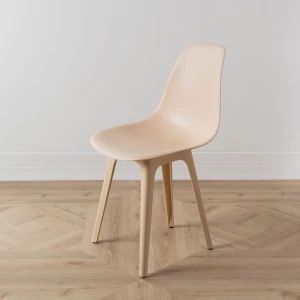 Второе фото. DERSTUHL Стул пластиковый Plast Beige Eames