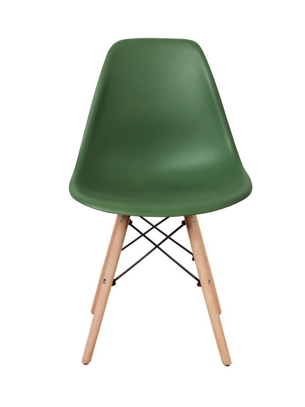 DERSTUHL Комплект стульев пластиковых 4 шт Wood Eames (изображение №3)