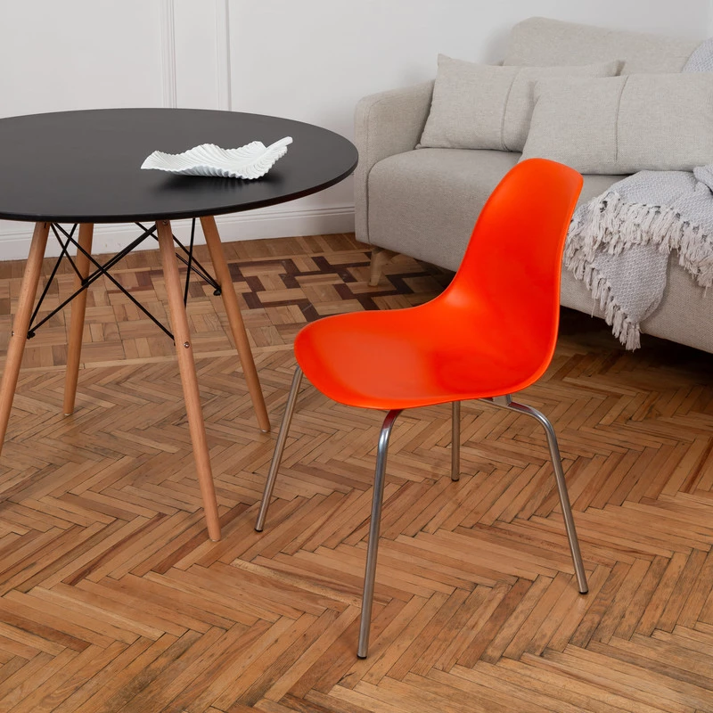 DERSTUHL Комплект стульев пластиковых 2 шт Elegant Chrom Eames (изображение №6)