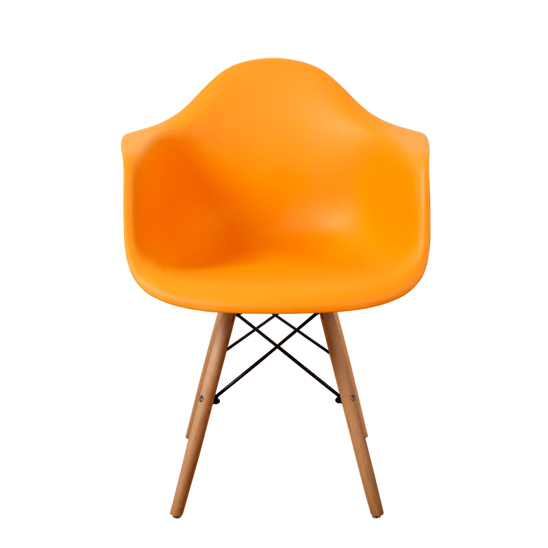 DERSTUHL Комплект стульев пластиковых 2 шт Wood Eames (изображение №3)