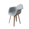 DERSTUHL Комплект стульев пластиковых 4 шт Plast Dark Beige Eames