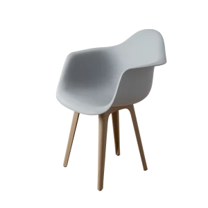 DERSTUHL Стул-кресло из пластика Plast Dark Beige Eames