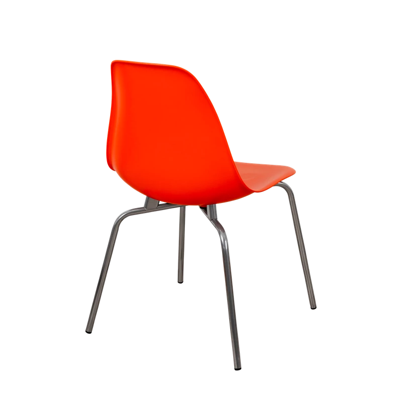 DERSTUHL Комплект стульев пластиковых 2 шт Elegant Chrom Eames (изображение №5)