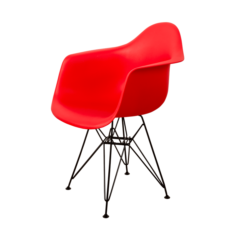 DERSTUHL Стул-кресло из пластика Black Eames