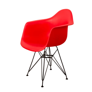 DERSTUHL Комплект стульев пластиковых 4 шт Black Eames
