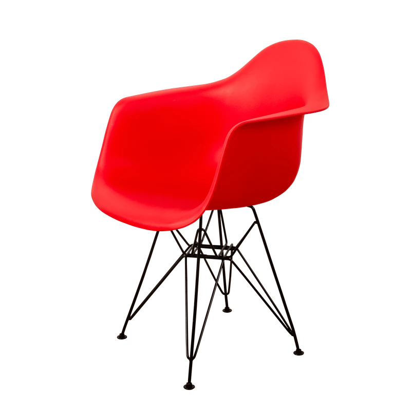 DERSTUHL Стул-кресло из пластика Black Eames (изображение №1)