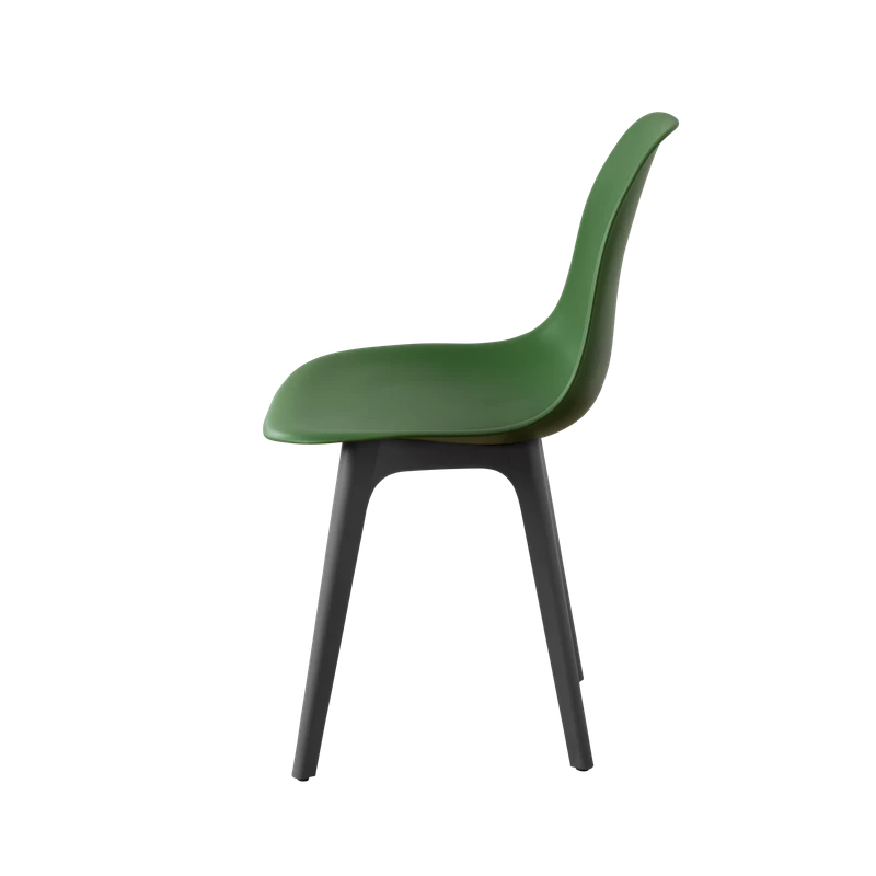 DERSTUHL Комплект стульев пластиковых 4 шт Plast Dark Grey Eames (изображение №4)