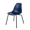 DERSTUHL Комплект стульев пластиковых 4 шт Elegant Black Eames