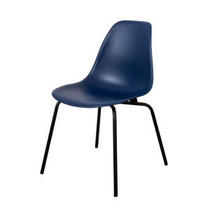 DERSTUHL Комплект стульев пластиковых 4 шт Elegant Black Eames