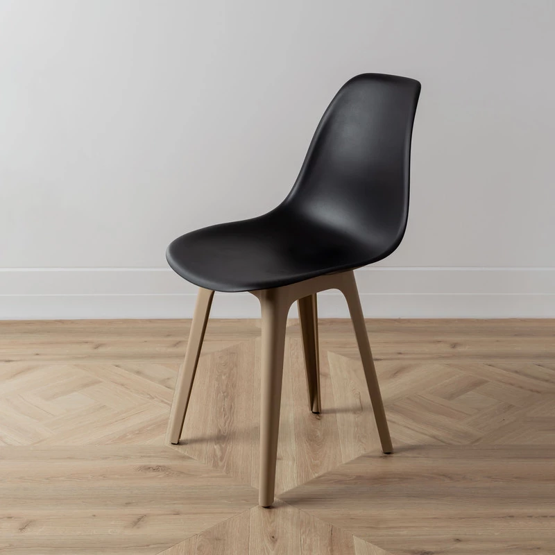 DERSTUHL Комплект стульев пластиковых 2 шт Plast Dark Beige Eames (изображение №6)