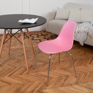DERSTUHL Комплект стульев пластиковых 4 шт Elegant Chrom Eames