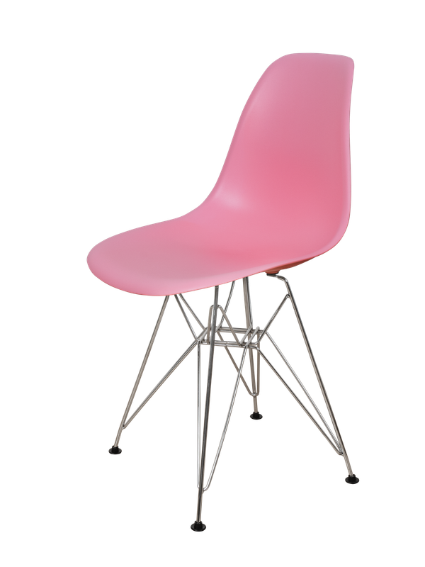 DERSTUHL Комплект стульев пластиковых 4 шт Chrom Eames