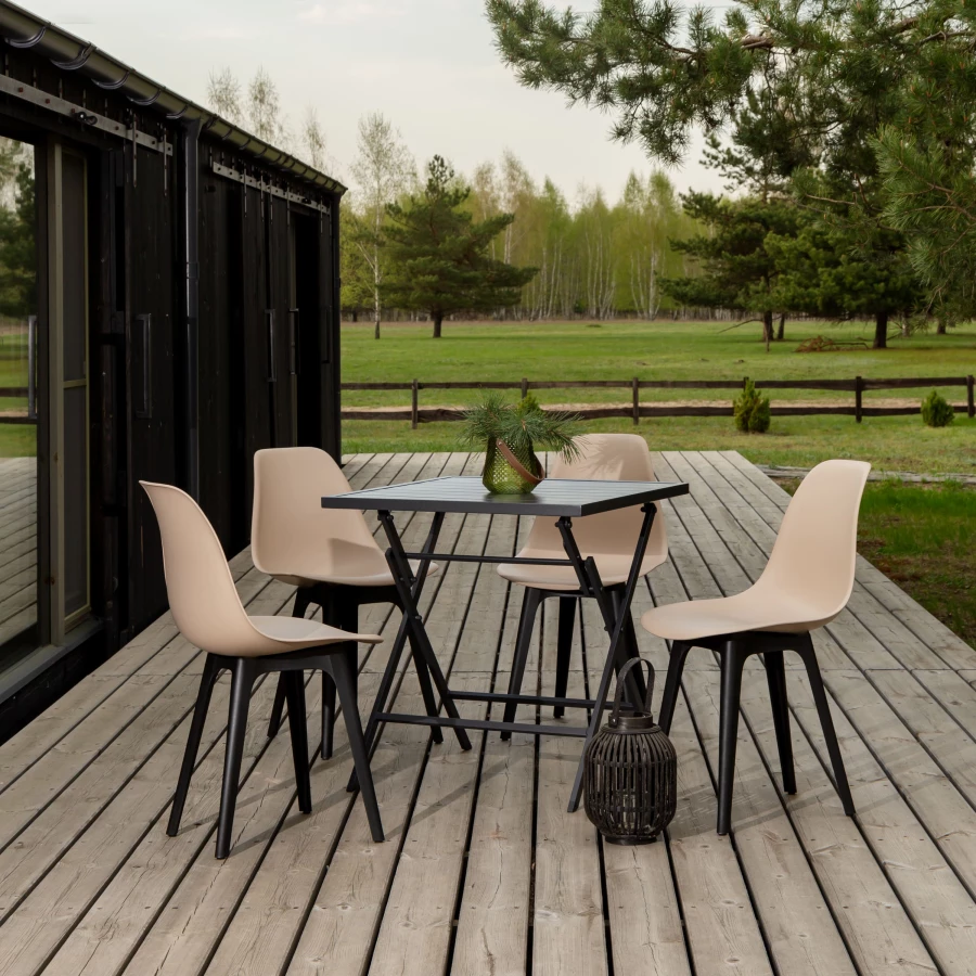 DERSTUHL Комплект стульев пластиковых 4 шт Plast Eames (изображение №2)