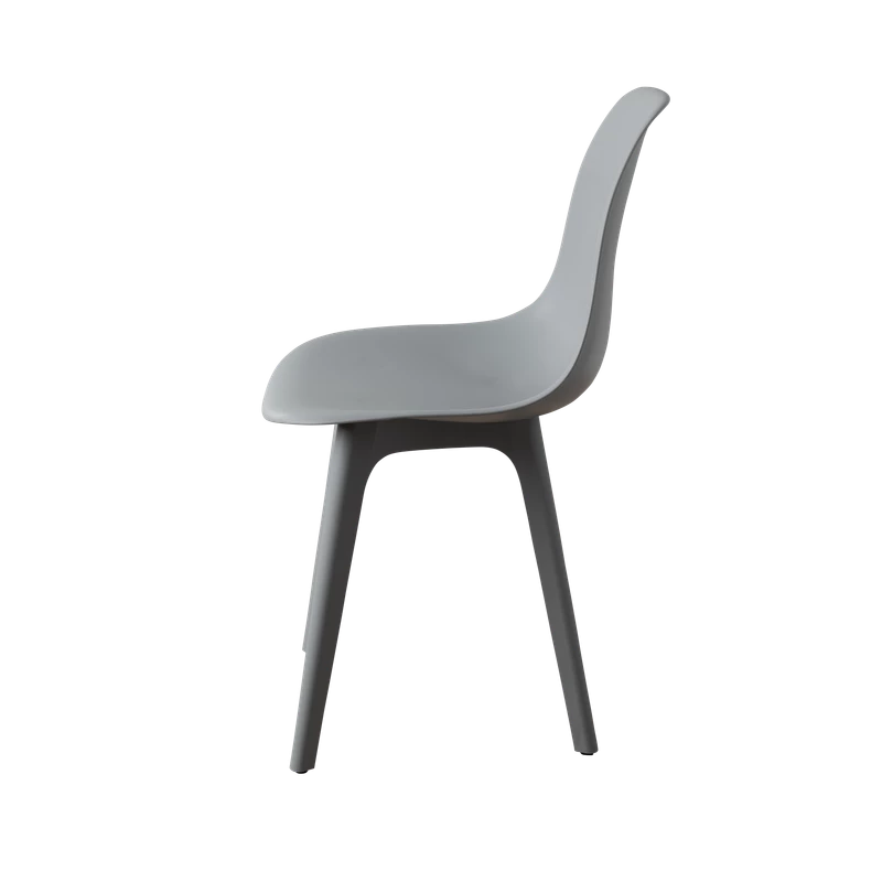 DERSTUHL Комплект стульев пластиковых 4 шт Plast Grey Eames (изображение №5)
