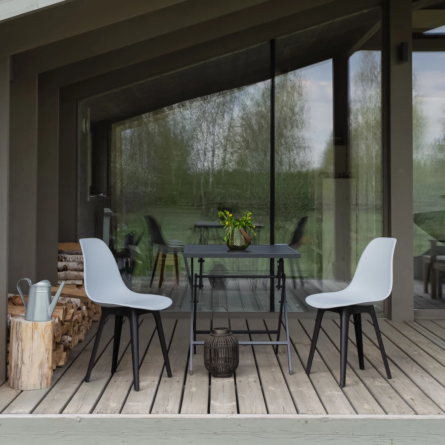 DERSTUHL Комплект стульев пластиковых 4 шт Plast Eames (изображение №4)