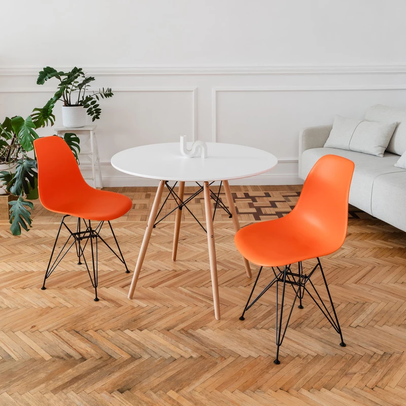 DERSTUHL Комплект стульев пластиковых 2 шт Black Eames (изображение №2)