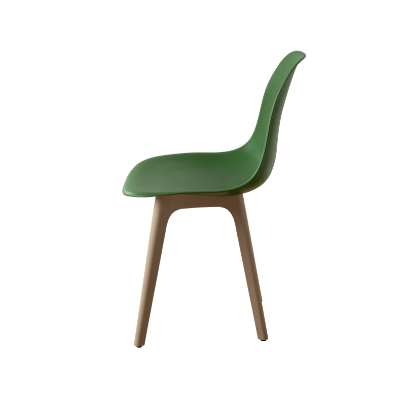 DERSTUHL Комплект стульев пластиковых 4 шт Plast Dark Beige Eames (изображение №4)