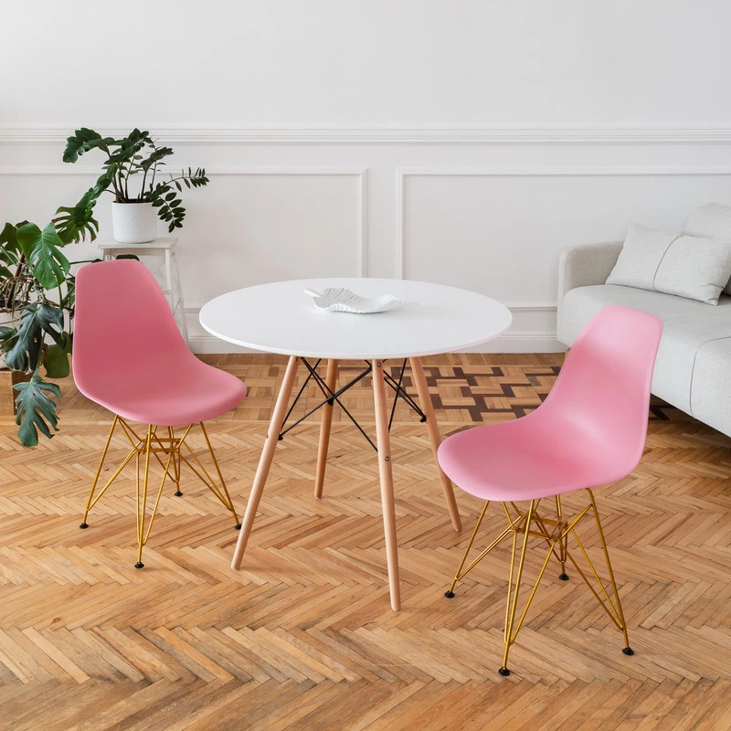 DERSTUHL Комплект стульев пластиковых 2 шт Gold Eames (изображение №2)