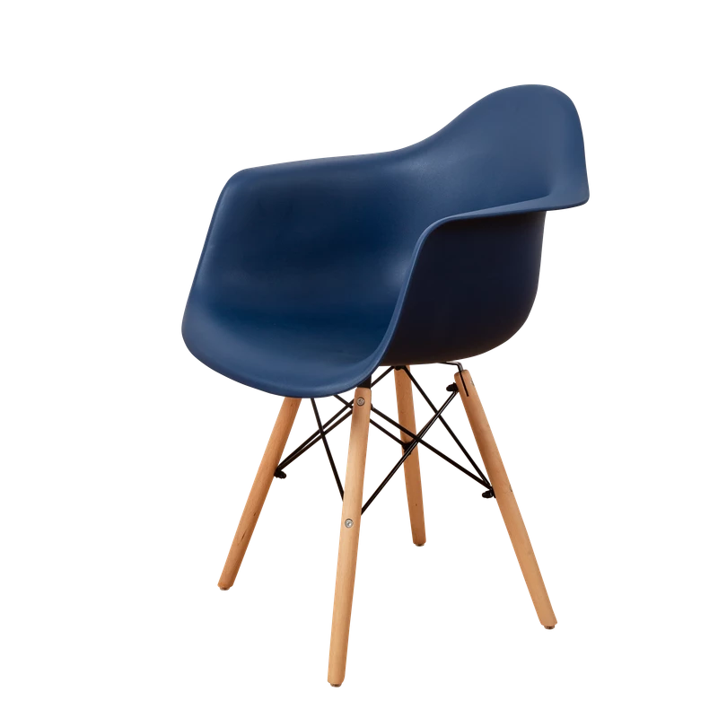 DERSTUHL Комплект стульев пластиковых 2 шт Wood Eames (изображение №1)