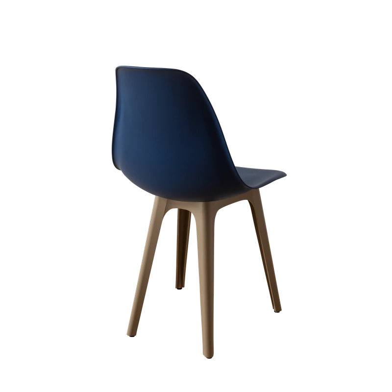 DERSTUHL Комплект стульев пластиковых 4 шт Plast Dark Beige Eames (изображение №5)