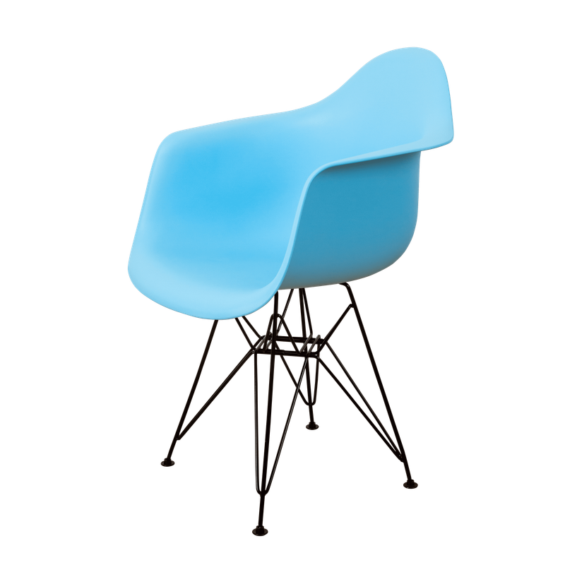 DERSTUHL Стул-кресло из пластика Black Eames