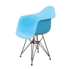 DERSTUHL Комплект стульев пластиковых 4 шт Black Eames