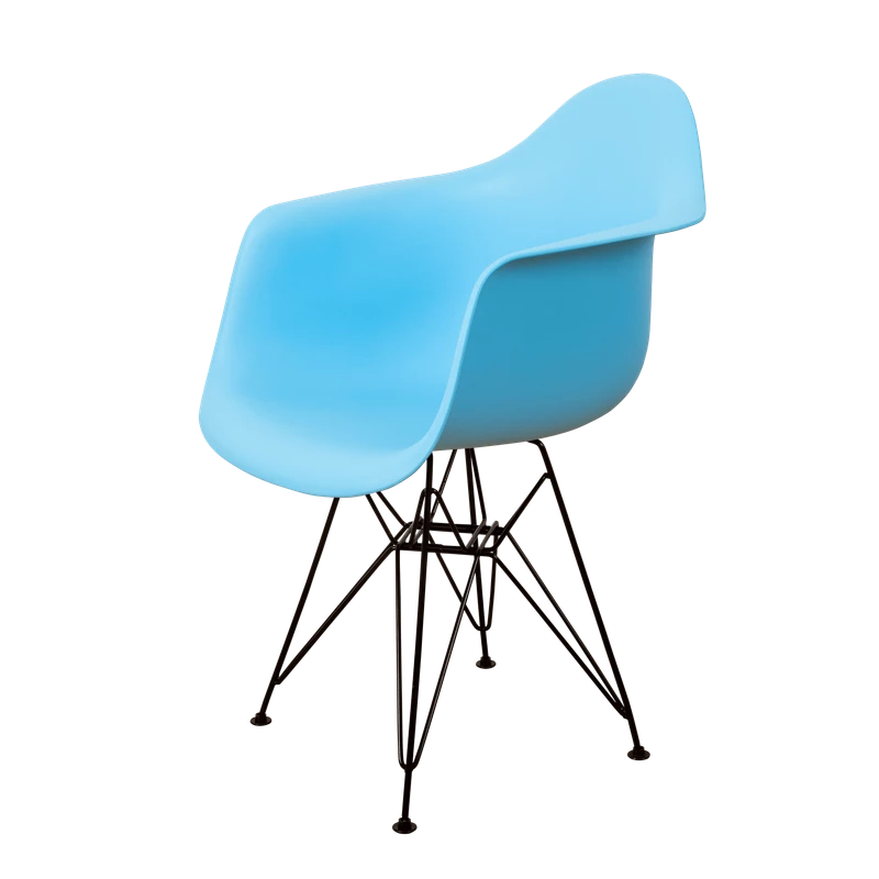 DERSTUHL Стул-кресло из пластика Black Eames (изображение №1)