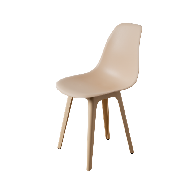 DERSTUHL Стул пластиковый Plast Beige Eames
