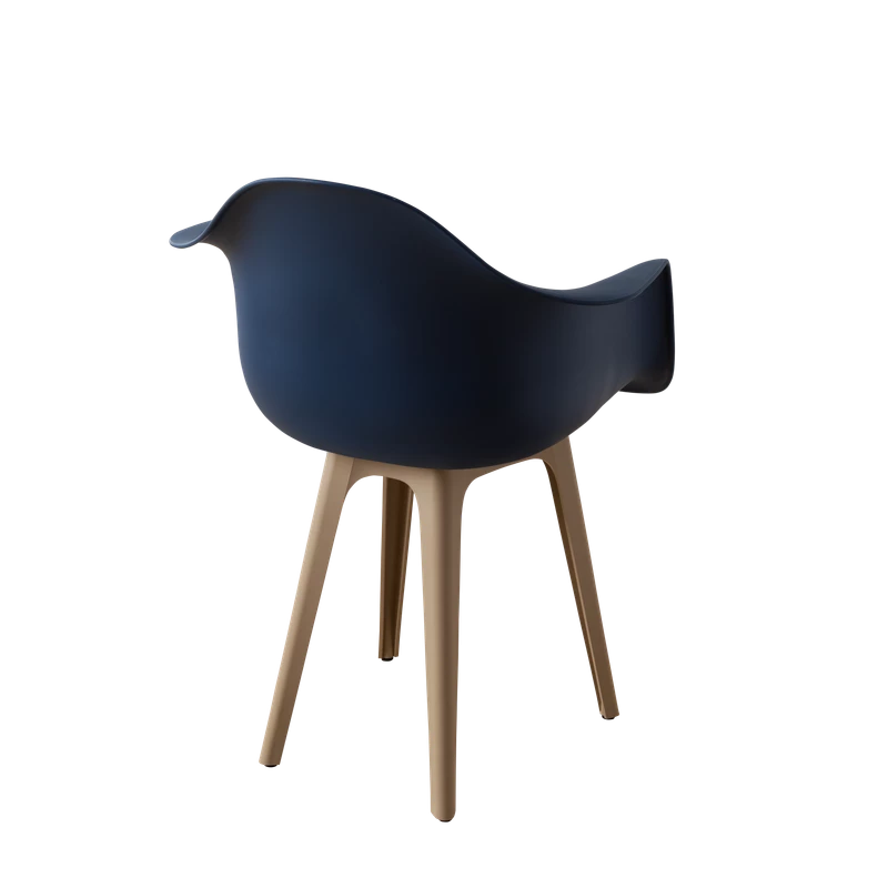 DERSTUHL Стул-кресло из пластика Plast Dark Beige Eames (изображение №5)