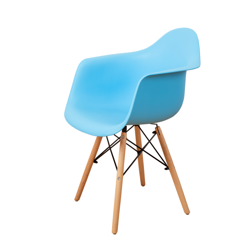 DERSTUHL Комплект стульев пластиковых 2 шт Wood Eames