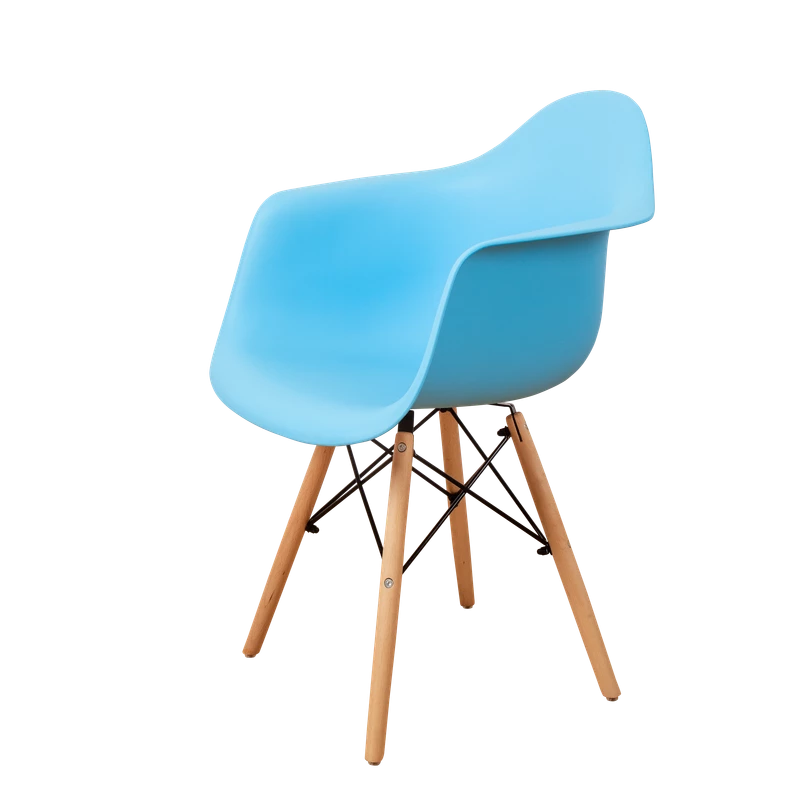 DERSTUHL Комплект стульев пластиковых 2 шт Wood Eames (изображение №1)